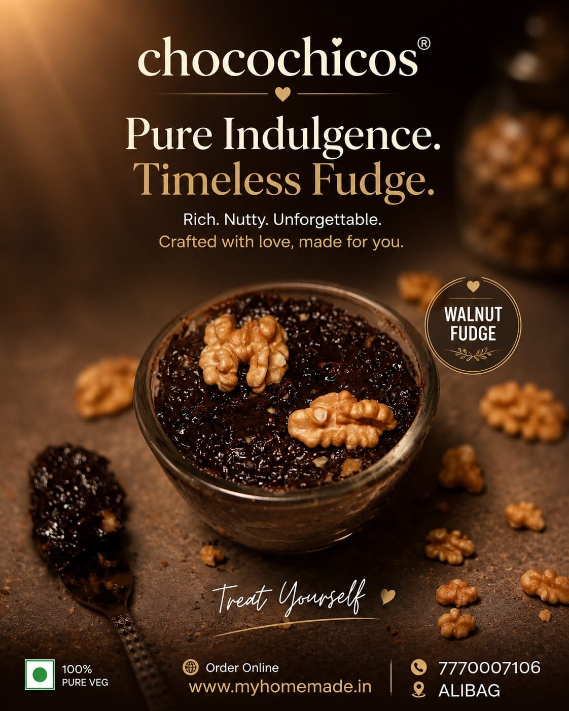 Walnut Fudge 250 GRM